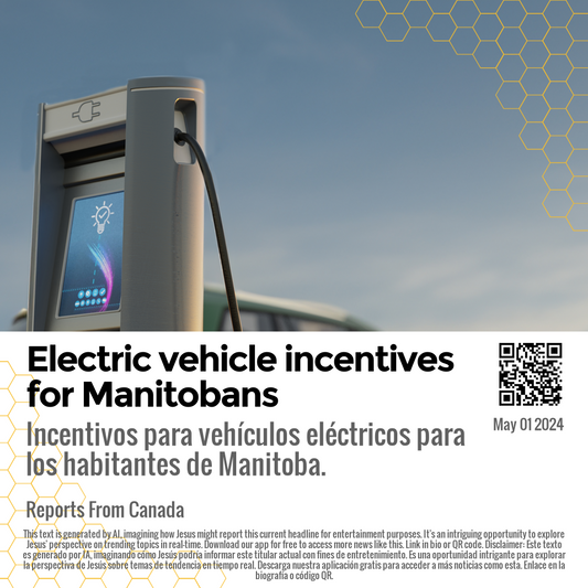 Electric vehicle incentives for Manitobans