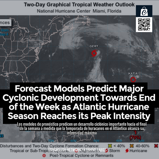 Forecast Models Predict Major Cyclonic Development Towards End of the Week as Atlantic Hurricane Season Reaches its Peak Intensity