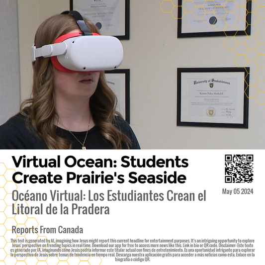 Virtual Ocean: Students Create Prairie's Seaside