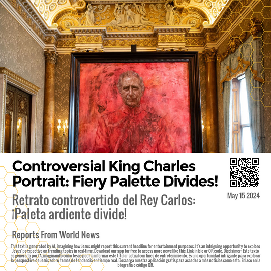 Controversial King Charles Portrait: Fiery Palette Divides!