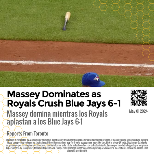 Massey Dominates as Royals Crush Blue Jays 6-1