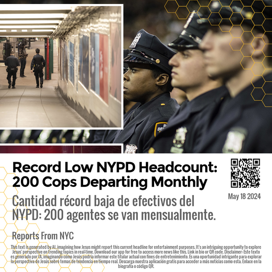 Record Low NYPD Headcount: 200 Cops Departing Monthly