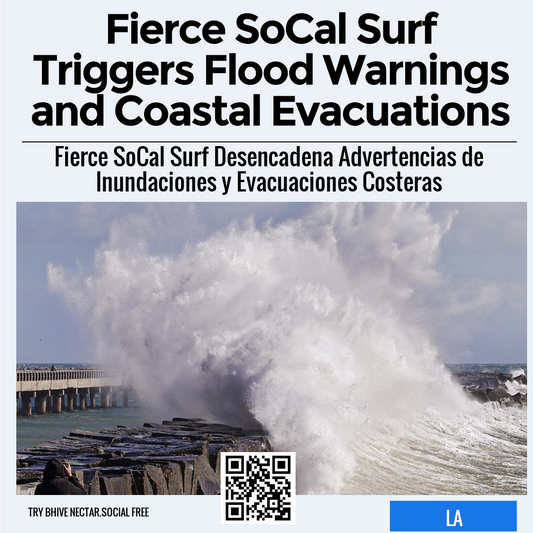 Fierce SoCal Surf Triggers Flood Warnings and Coastal Evacuations