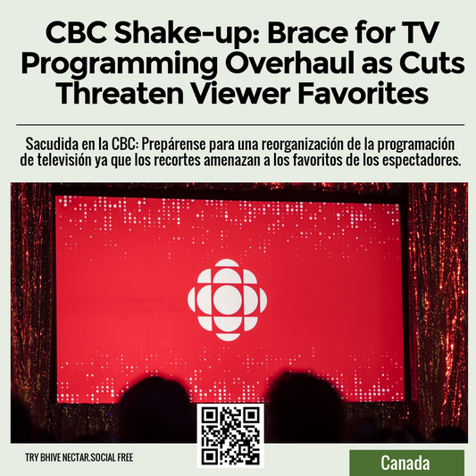 CBC Shake-up: Brace for TV Programming Overhaul as Cuts Threaten Viewer Favorites