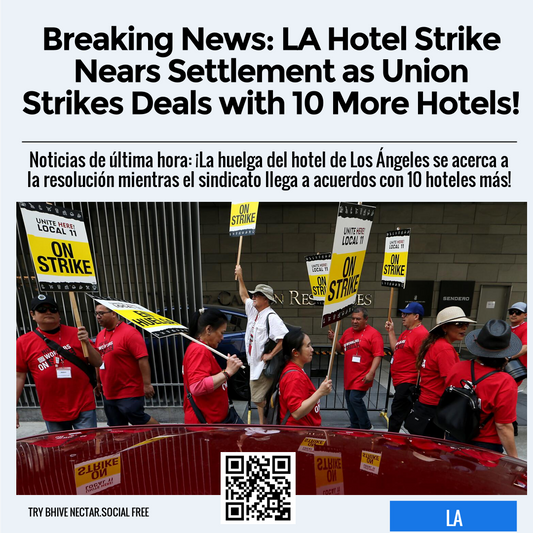 Breaking News: LA Hotel Strike Nears Settlement as Union Strikes Deals with 10 More Hotels!