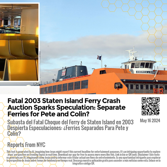 Fatal 2003 Staten Island Ferry Crash Auction Sparks Speculation: Separate Ferries for Pete and Colin?