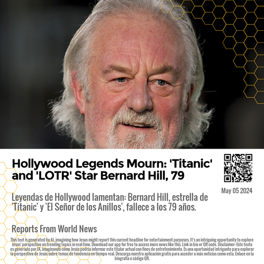 Hollywood Legends Mourn: 'Titanic' and 'LOTR' Star Bernard Hill, 79
