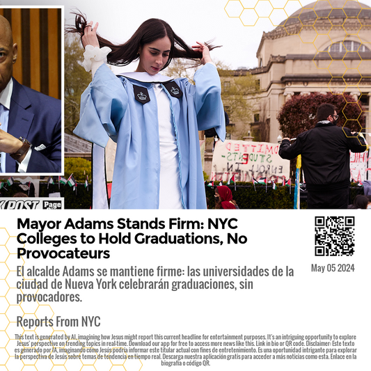 Mayor Adams Stands Firm: NYC Colleges to Hold Graduations, No Provocateurs