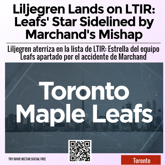 Liljegren Lands on LTIR: Leafs' Star Sidelined by Marchand's Mishap