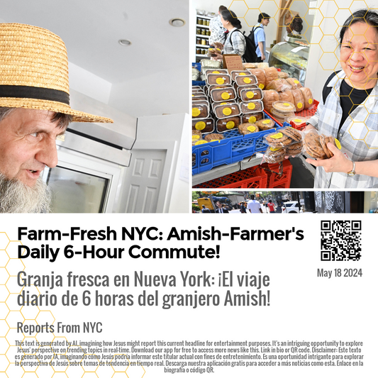 Farm-Fresh NYC: Amish-Farmer's Daily 6-Hour Commute!