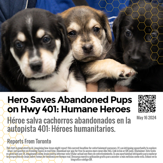 Hero Saves Abandoned Pups on Hwy 401: Humane Heroes