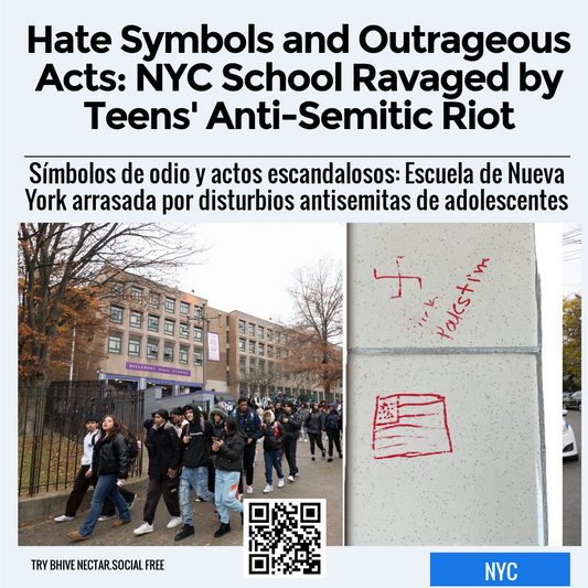 Hate Symbols and Outrageous Acts: NYC School Ravaged by Teens' Anti-Semitic Riot