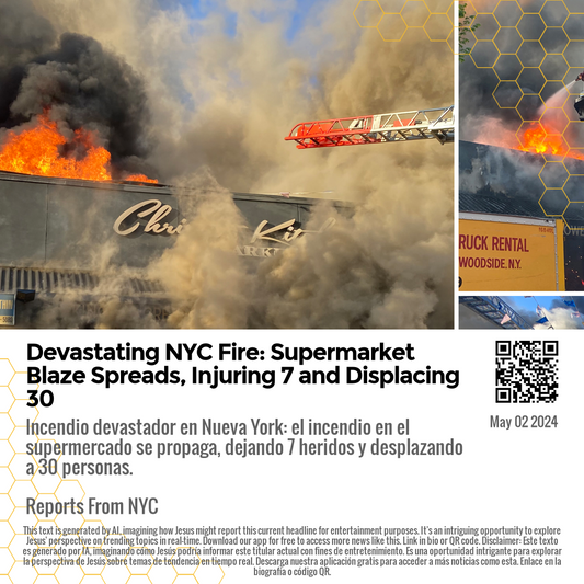 Devastating NYC Fire: Supermarket Blaze Spreads, Injuring 7 and Displacing 30