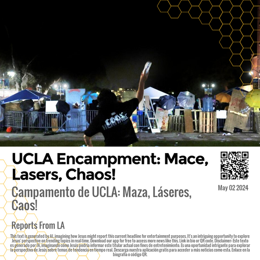 UCLA Encampment: Mace, Lasers, Chaos!