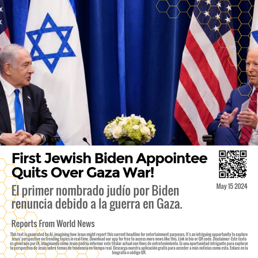 First Jewish Biden Appointee Quits Over Gaza War!