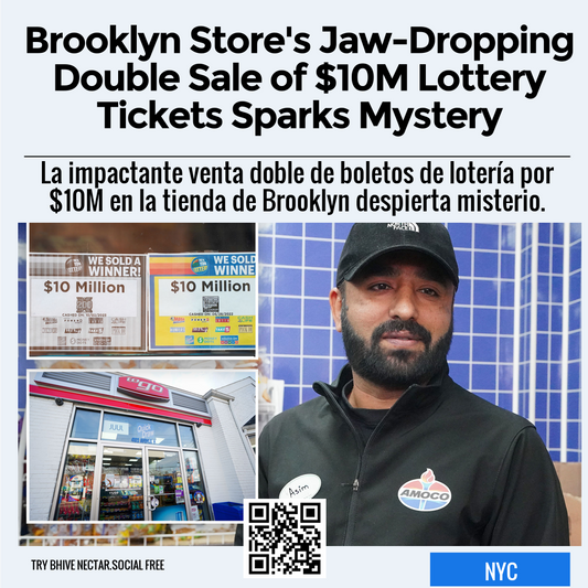 Brooklyn Store's Jaw-Dropping Double Sale of $10M Lottery Tickets Sparks Mystery