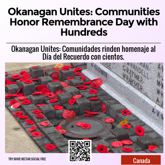 Okanagan Unites: Communities Honor Remembrance Day with Hundreds