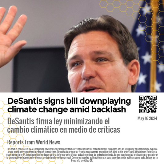 DeSantis signs bill downplaying climate change amid backlash