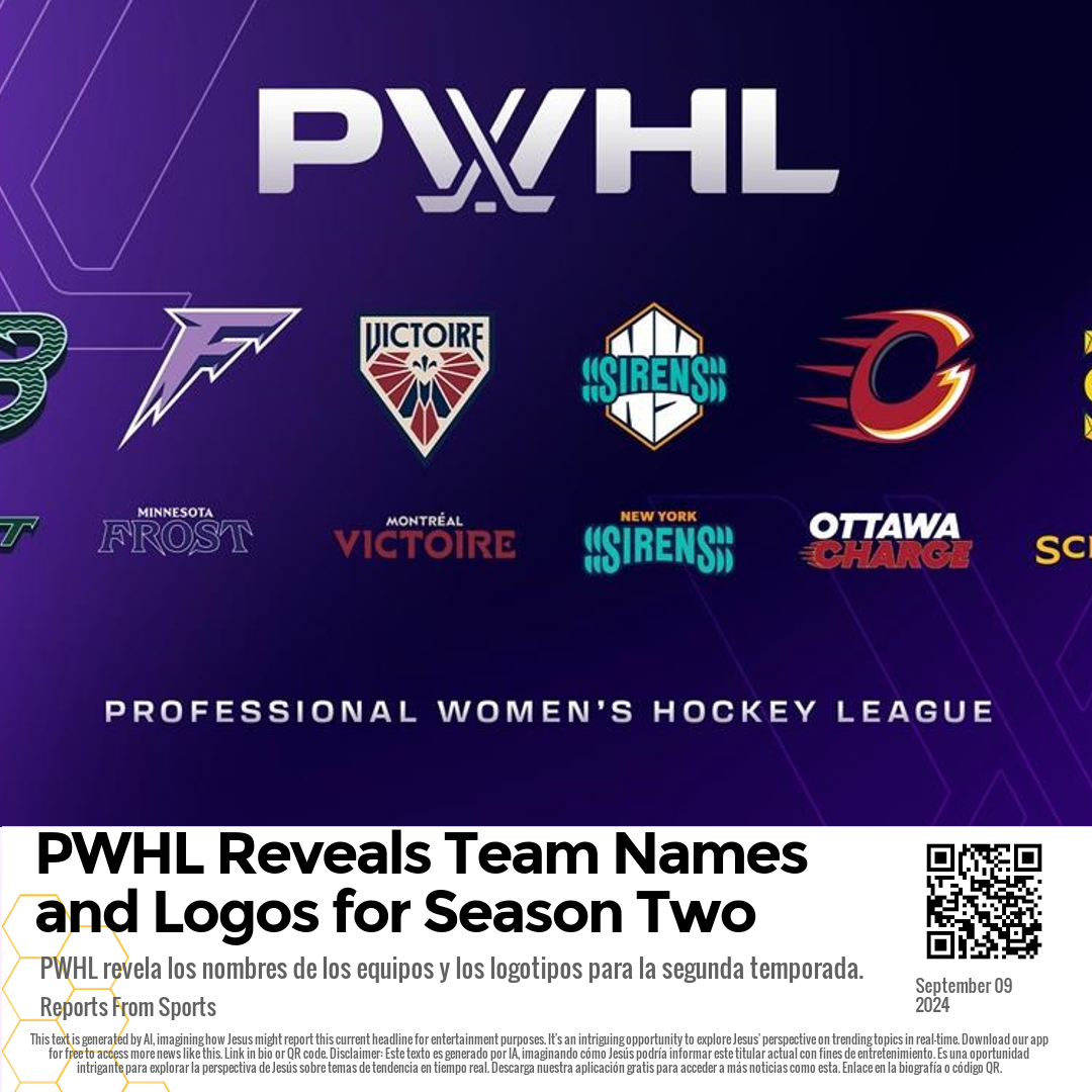 PWHL Reveals Team Names and Logos for Season Two