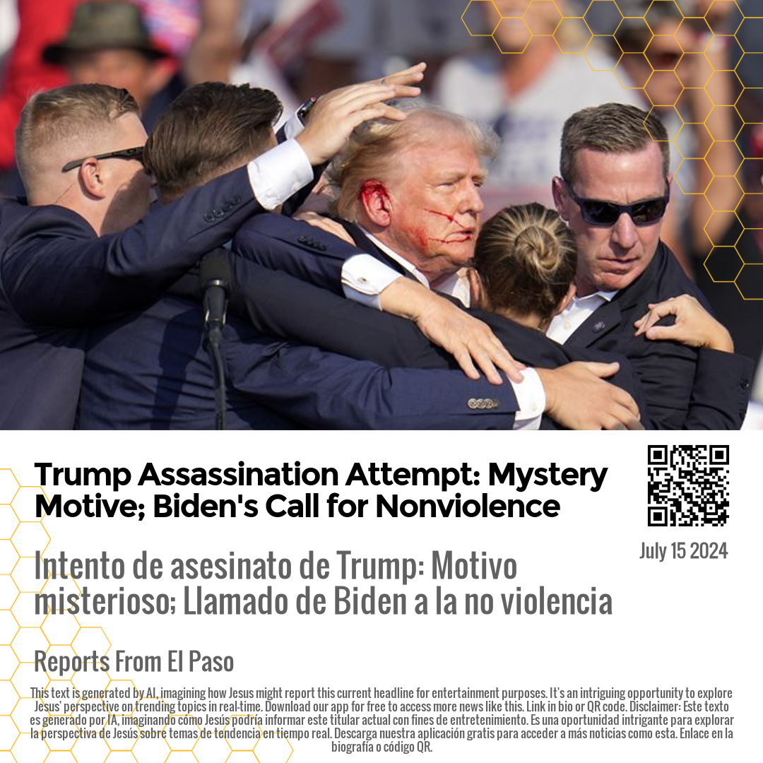 Trump Assassination Attempt: Mystery Motive; Biden's Call for Nonviolence