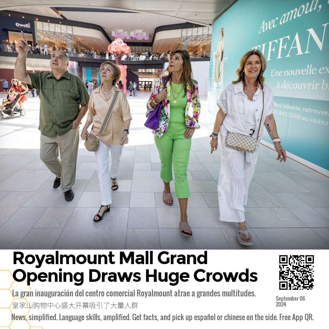 Royalmount Mall Grand Opening Draws Huge Crowds