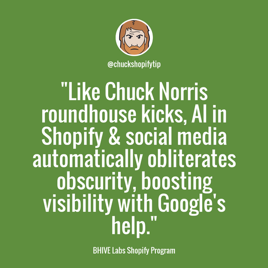 Boost Your Shopify's Google Rankings & Social Media Impact with BHIVE Labs' AI - Unlock the Chuck Norris Power of Strategic Tech Revolution!