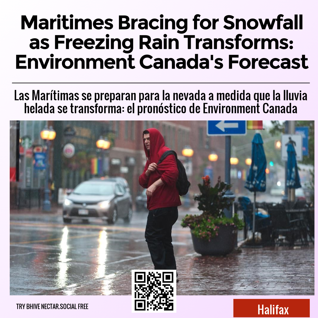 Maritimes Bracing for Snowfall as Freezing Rain Transforms: Environment Canada's Forecast
