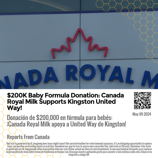 $200K Baby Formula Donation: Canada Royal Milk Supports Kingston United Way!