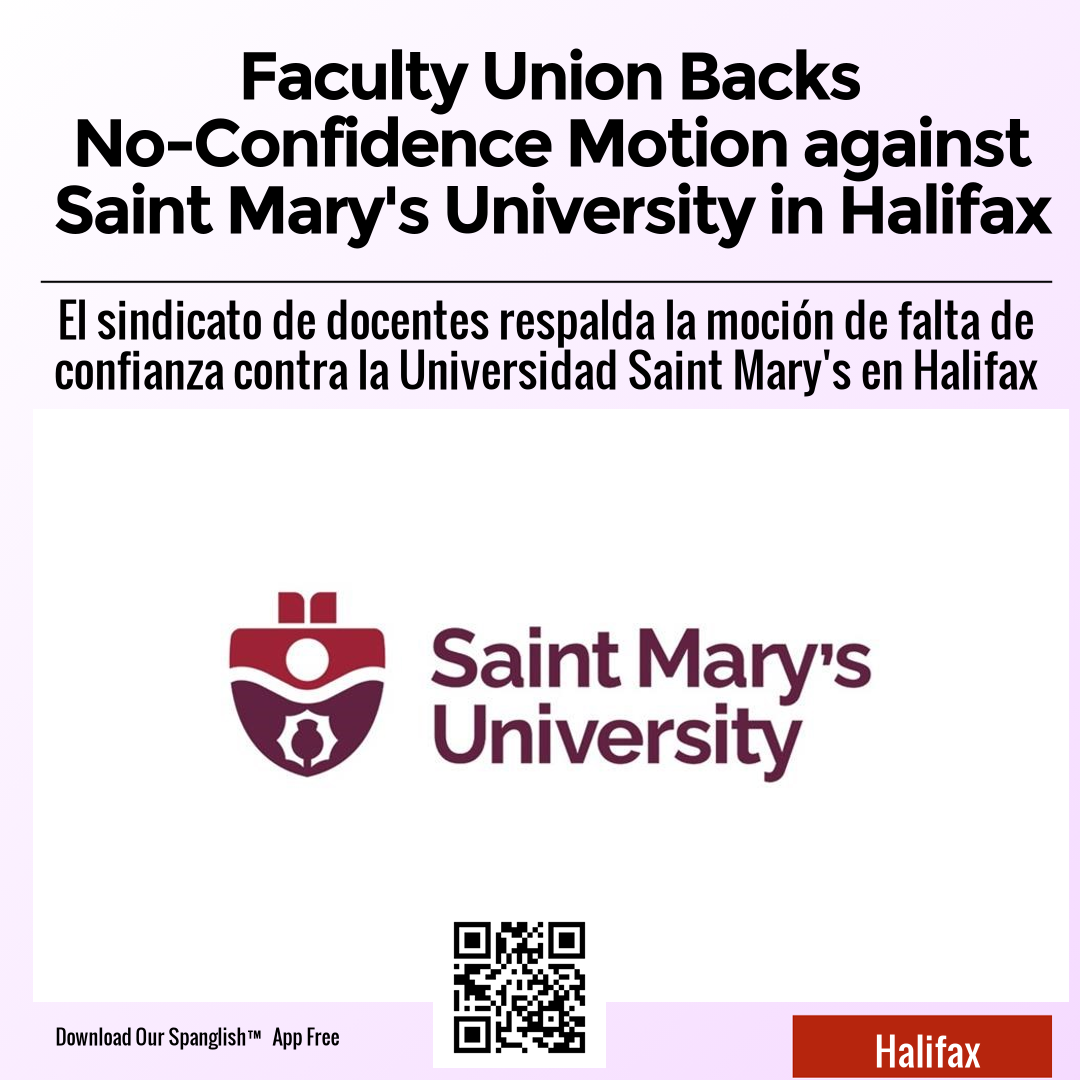 Faculty Union Backs No-Confidence Motion against Saint Mary's University in Halifax