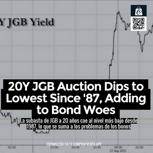 20Y JGB Auction Dips to Lowest Since '87, Adding to Bond Woes