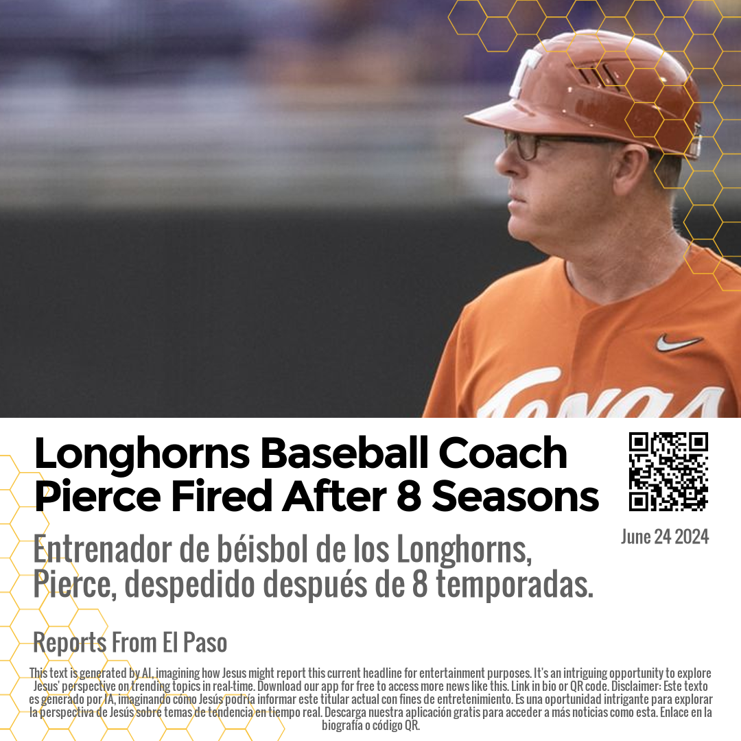 Longhorns Baseball Coach Pierce Fired After 8 Seasons