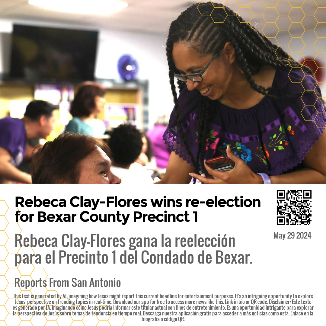 Rebeca Clay-Flores wins re-election for Bexar County Precinct 1