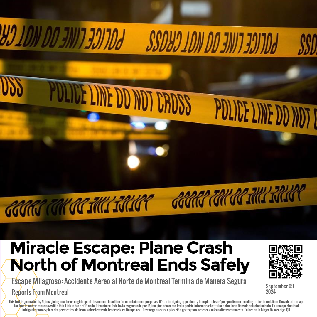 Miracle Escape: Plane Crash North of Montreal Ends Safely