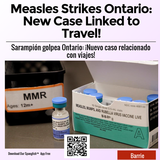 Measles Strikes Ontario: New Case Linked to Travel!