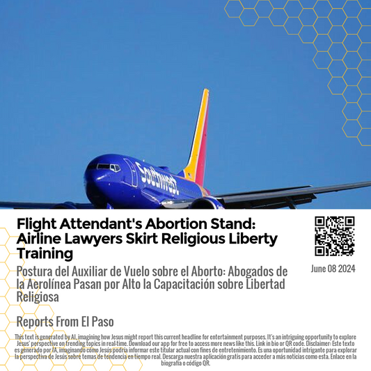 Flight Attendant's Abortion Stand: Airline Lawyers Skirt Religious Liberty Training