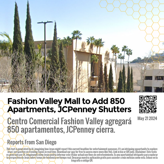 Fashion Valley Mall to Add 850 Apartments, JCPenney Shutters