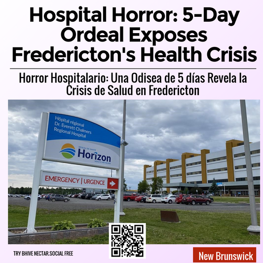 Hospital Horror: 5-Day Ordeal Exposes Fredericton's Health Crisis