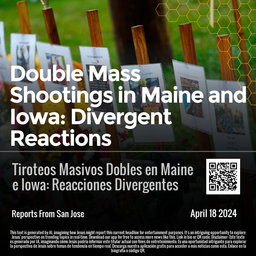 Double Mass Shootings in Maine and Iowa: Divergent Reactions