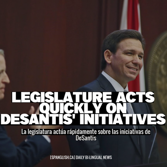 Legislature Acts Quickly on DeSantis' Initiatives