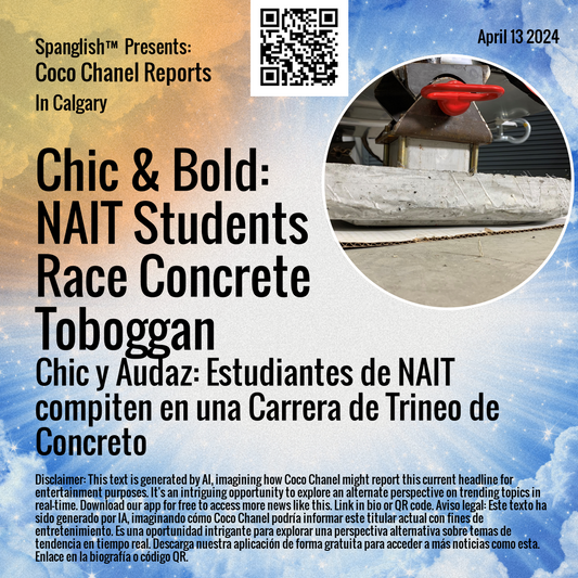 Chic & Bold: NAIT Students Race Concrete Toboggan