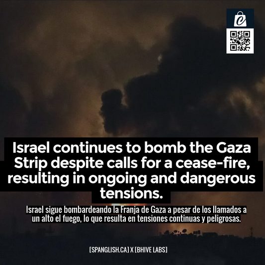 Israel continues to bomb the Gaza Strip despite calls for a cease-fire, resulting in ongoing and dangerous tensions.