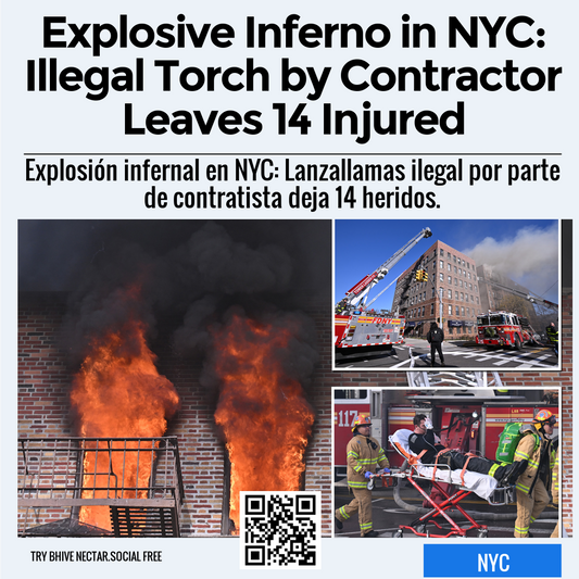 Explosive Inferno in NYC: Illegal Torch by Contractor Leaves 14 Injured