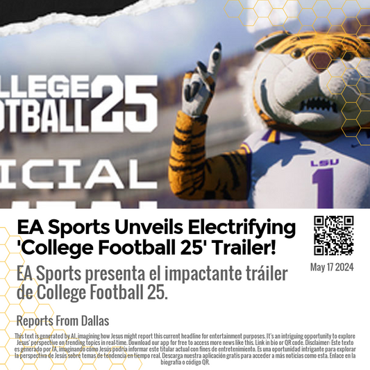 EA Sports Unveils Electrifying 'College Football 25' Trailer!