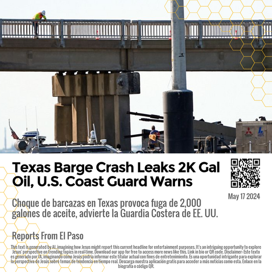 Texas Barge Crash Leaks 2K Gal Oil, U.S. Coast Guard Warns