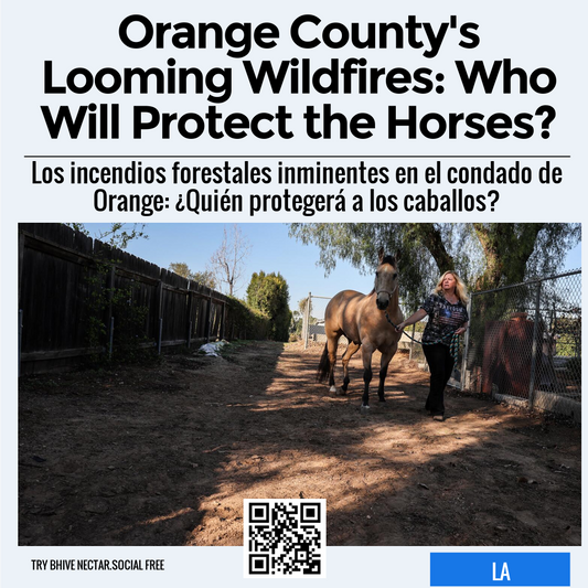 Orange County's Looming Wildfires: Who Will Protect the Horses?