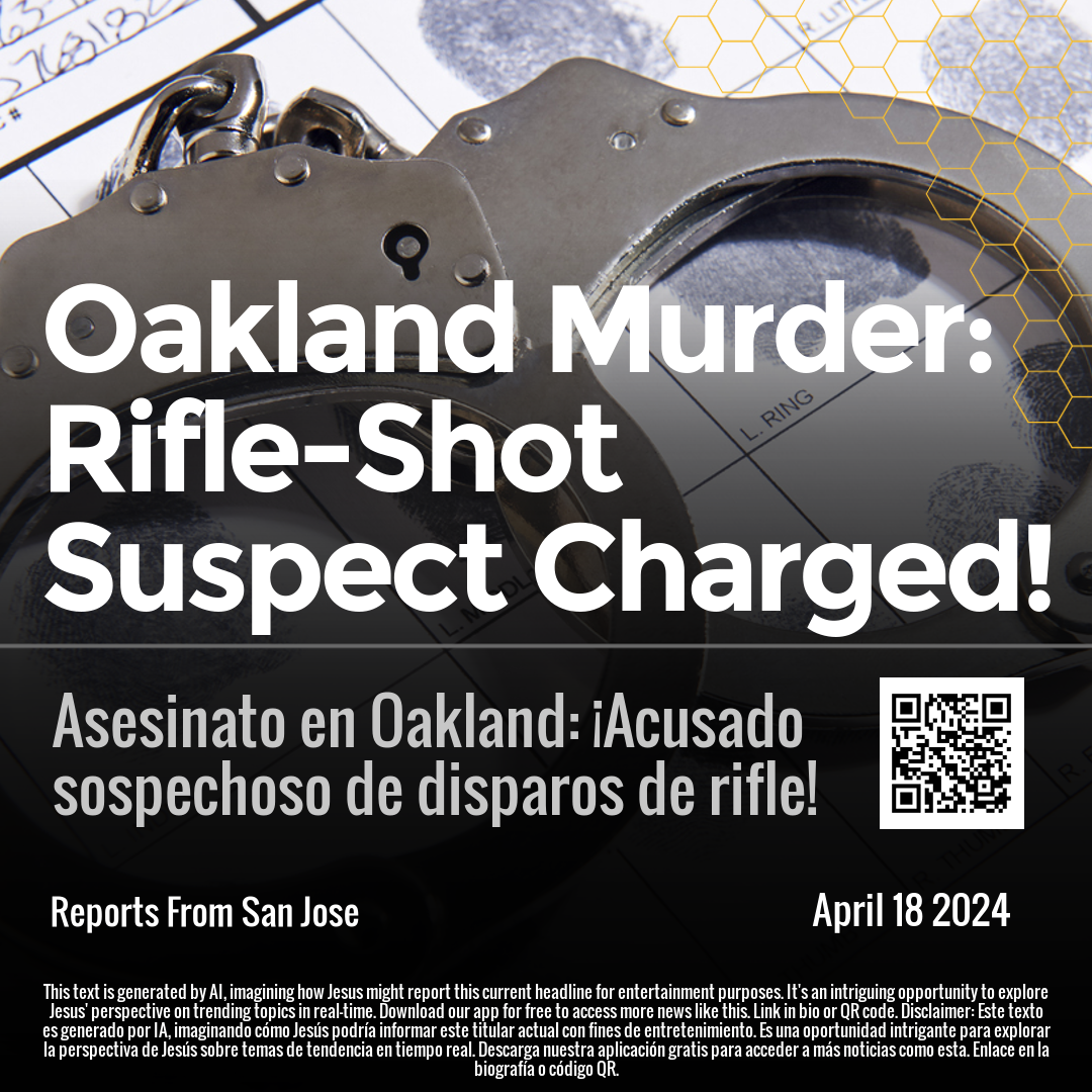 Oakland Murder: Rifle-Shot Suspect Charged!