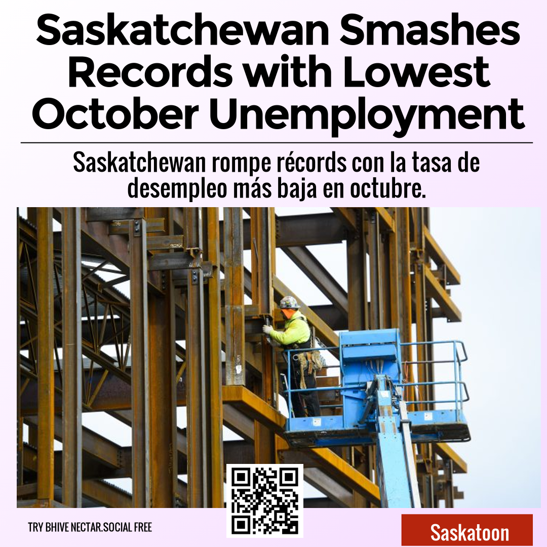 Saskatchewan Smashes Records with Lowest October Unemployment