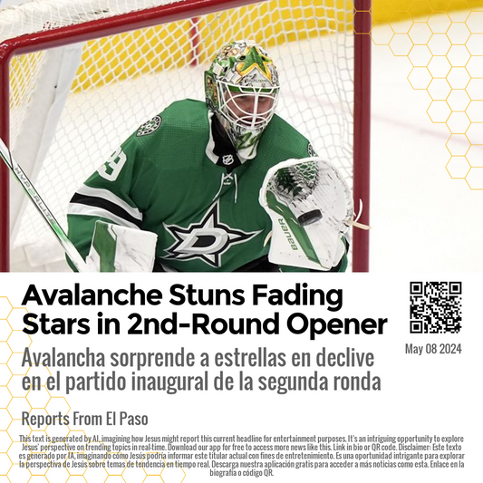 Avalanche Stuns Fading Stars in 2nd-Round Opener