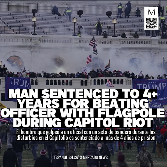 Man Sentenced to 4+ Years for Beating Officer with Flagpole during Capitol Riot