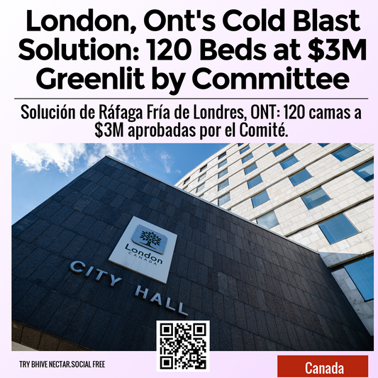 London, Ont's Cold Blast Solution: 120 Beds at $3M Greenlit by Committee